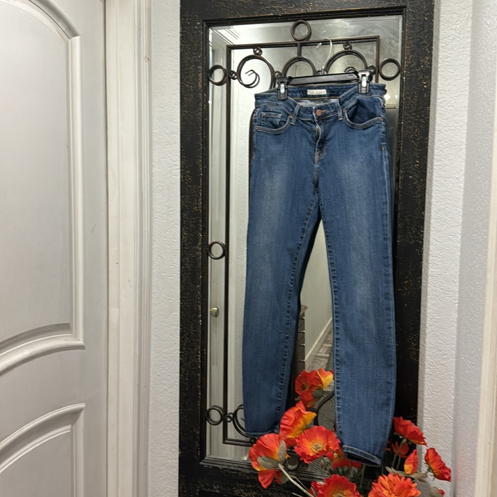 JOIE mid rise skinny blue jeans size 28